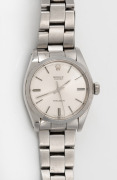 ROLEX "Oyster Precision" gents manual wristwatch in stainless steel case with original bracelet and clasp, 3.7cm wide including crown