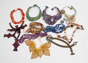Assorted modern folk art and designer jewellery, (qty)