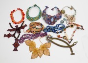 Assorted modern folk art and designer jewellery, (qty)