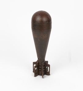 WW2 era 81mm practice mortar, ​​​​​​​29cm high.