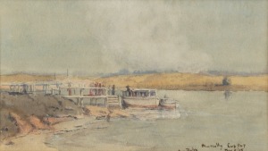 ARTIST UNKNOWN, MacNally Cup Day, November 5/15, watercolour, titled and endorsed "For Ralph" lower right, 16 x 28cm, 33 x 44cm overall