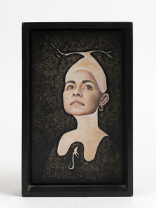 TANMAYA BINGHAM, Dawn Memento, 2008, mixed media, titled verso, 22.5 x 14.5cm overall.