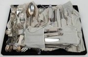 GEORG JENSEN "Acorn" pattern Danish sterling silver cutlery set for twelve, (96 pieces), 2500+ grams silver weight not including the knives - 13