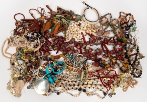Assorted jewellery including some unusual Australian bead examples, shells, etc, (qty)