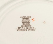 COPELAND SPODE&nbsp;"Chinese Rose" porcelain dinner set for eight including tea and coffee, (72 pieces), factory mark to base - 3