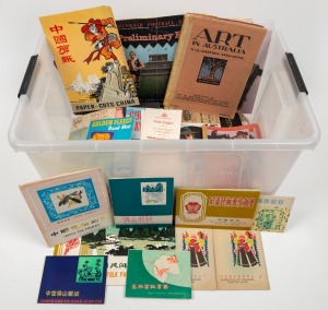 Ephemera, postcards, journals, books, etc, (qty).