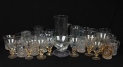 Assorted jugs and glasses, including Swedish and Italian, mixed vintages, (qty), the largest 25cm high