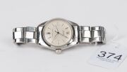 ROLEX "Oyster Royal" gents shock resistant manual wristwatch with baton numerals in stainless steel case with original bracelet and clasp, 3.5cm wide including crown - 2