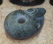 Hongshan culture (3500 B.C.-2200 B.C.) ancient Chinese carved jade Zhulong (Pig Dragon), 16cm high - 2