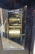 An antique English George III two train spring table clock, circa 1790, 51cm high, 26cm wide, 17cm deep. - 6