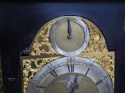 An antique English George III two train spring table clock, circa 1790, 51cm high, 26cm wide, 17cm deep. - 8