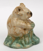 REMUED rare pottery koala bookend modeled by CASTLE HARRIS, incised "Remued, 339", 15cm high - 4