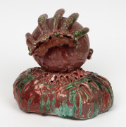 JOHN PERCEVAL "Angel" pottery bust, signed and dated, 1958, 20cm high, 22cm wide - 4