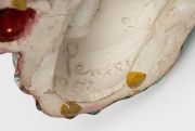 JOHN PERCEVAL "Angel" pottery bust, signed and dated, 1958, 20cm high, 22cm wide - 7