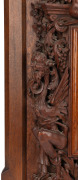 ROBERT PRENZEL&nbsp;(1866-1941), mirror frame, sumptuously carved with grotesques, angels, grapes and foliate motifs, crested by a&nbsp;shield dated 1889. A rare and early example, signed lower right "ROBERT PRENZEL", 51 x 41cm&nbsp; overall. See full page illustration, - 3