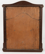ROBERT PRENZEL&nbsp;(1866-1941), mirror frame, sumptuously carved with grotesques, angels, grapes and foliate motifs, crested by a&nbsp;shield dated 1889. A rare and early example, signed lower right "ROBERT PRENZEL", 51 x 41cm&nbsp; overall. See full page illustration, - 8