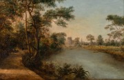 HENRY GRITTEN (1818-1873), (Yarra river, Melbourne), oil on canvas, signed lower right "Henry Gritten", date illegible (1873?), 39 x 43cm, 47 x 63cm overall.