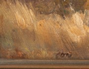 GORDON COUTTS (1868-1937), Harbour Entrance, (Sydney), oil on board, titled verso, 30 x 38cm, 39 x 46cm overall - 3