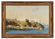 COLIN PARKER (1941 - ), Berrys Bay, (Sydney), oil on board, signed lower left "Colin Parker" and titled verso, 50 x 75cm, 65 x 90cm overall. - 2