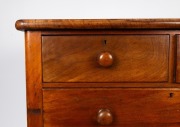 AUSTRALIAN CLUB antique Colonial Australian cedar five drawer chest with cross banded moulded edge and red pine secondary timbers, 19th century, 116cm high, 113cm wide, 55cm deep - 2