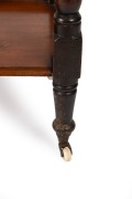 An antique Australian cedar three tier dumbwaiter with turned column supports and ring turned decoration, circa 1875, unusually small proportions of 126cm high, 81cm wide, 45cm deep - 4