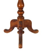 A Colonial Australian huon pine wine table with one piece slab top, Tasmanian origin, mid 19th century, 77cm high, 56cm diameter - 3