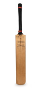 A full size cricket bat signed by members of the Australian and English Test teams including Ray Lindwall, circa late 1950s. - 3