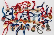MELBOURNE CRICKET CLUB - COUNTRY MEMBERSHIP FOBS: A good collection of Country Membership fobs between 1960-61 and 1985-86 with no duplication. Also, a couple of unrelated fobs. (Total: 27 items).