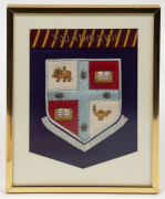 Ross Oakley's Wesley football guernsey, worn during the 1959-61 seasons in which the Wesley team won all three Associated Public Schools Premierships. Accompanied by a combined APS guernsey worn against the High Schools team, together with his 1961 Triple - 8