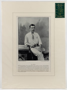 A collection of full-page images (with relevant biographical details) by E. Hawkins & Co., as reproduced in "Famous Cricketers and Cricket Grounds" [1895], comprising of Alick Bannerman,&nbsp;J.M. Blackham, G.J. Bonnor, William Bruce, George Giffen, H. Graham, - 4