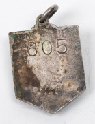 1955 COLLINGWOOD Membership fob (#605) by K.G. Luke. The first year in which Collingwood used these popular items. Now very scarce; we have previously only offered two examples: one in May 2013 sold for $2,400 (including BP), and the other in August 2014 - 2
