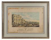 "Arrival Of The First Gold Escort, William Street, Melbourne, 1852" chromo-lithograph, Atkinson & Atkinson Publishers, Melbourne