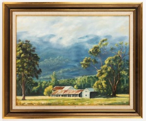 IVAN GOLDSMITH, Wesburn farm near Warburton, oil on board, signed lower right, titled verso, 40 x 50cm.