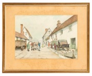 DORCA CHARLES SEWELL (1907-1979), The Invalid, Barton Mills, Suffolk, watercolour, signed lower right "Dorca Charles Sewell", 30 x 42cm, 47 x 58cm overall