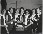 A collection of original photographs, including a very rare example of Oakley in St Kilda uniform titled 'SCHOOLBOYS CLINIC, HOBART 23rd August, 1964', together with other examples of action photographs featuring Oakley. (Approx. 30 photographs) - 6