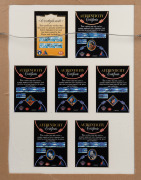 1996 SELECT AFL CARDS: 'Select Signature Set'&nbsp;limited edition #7/10 framed display with note of appreciation to Ross Oakley from Grant Copley, founder and chairman of Select. The display comprises seven cards - Select Signature Tony Lockett, James Hird, A - 2