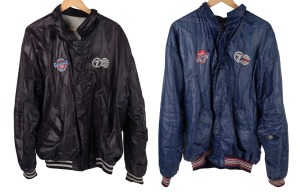 AFL CENTENARY: Two XL sports jackets by Treloar Australia, featuring both AFL Centenary and 7 Sport logos on front. Only a handful were produced for senior AFL figures to wear during the 1996 season. (2 items)