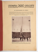 1952 WINTER OLYMPICS, OSLO: "OLYMPIA - VI. WINTERSPIELE 14. BIS 25. FEBRUAR - OSLO 1952" album produced for the newspaper group, Dusseldorfer Nachrichten, containing the complete set of 50 photographs.&nbsp; - 2