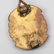 FOOTSCRAY FOOTBALL CLUB: A group of badges, comprising of a 1940s Footscray "CHEER CLUB" membership badge (#85, by K.G. Luke), 1950s "FFC" Club supporter's badge (by K.G. Luke), and circa 1980 "BULLDOG SUPPORTERS" badge (by Swann & Hudson), (3 items). - 5