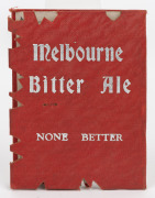 FOOTSCRAY: 1934 Membership ticket (#312) with fixture list, office bearers and holes punched for games attended. Handstamped "CANCELLED". - 3