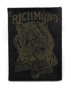 RICHMOND FOOTBALL CLUB: 1957 Membership ticket (#5091) with fixture list, office bearers and holes punched for games attended. Issued in the name of K. White.