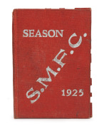 SOUTH MELBOURNE FOOTBALL CLUB: 1925 Membership ticket (#685) with fixture list and holes punched for games attended. Issued in the name of W. Tuck.