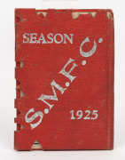SOUTH MELBOURNE FOOTBALL CLUB: 1925 Membership ticket (#685) with fixture list and holes punched for games attended. Issued in the name of W. Tuck. - 3