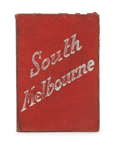 SOUTH MELBOURNE FOOTBALL CLUB: 1926 Membership ticket (#535) with fixture list and holes punched for games attended. Issued in the name of W. Tuck.
