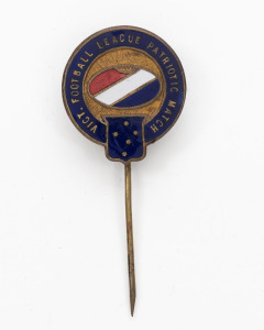 1942 Victorian Football League Patriotic Match stick pin by K.G. Luke. On Saturday, 26 September 1942, the premiers, Essendon played a patriotic match against a Combined Services Team that included former VFL stars Laurie Nash,&nbsp;Bob Pratt and Ron Todd (all