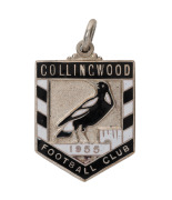 1955 COLLINGWOOD Membership fob; the obverse in superb condition; the reverse with the membership number and manufacturer's mark removed.