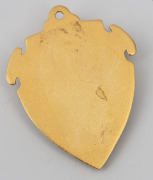 COLEMAN MEDAL PROOF: A 2000 Proof of the redesigned Coleman Medal with the new Millenium-style AFL logo, from the collection of sculptor/die-sinker Jeff Rae, who signed the Certificate of Authenticity that accompanied this medal when it was acquired by th - 2