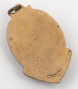 ESSENDON FOOTBALL CLUB: 1913 membership fob, engraved 'Essendon Football Club 1913 / Premiers 1911-12 / Winners Association Cup', made by C. Bentley. Only the third example we have offered. - 2