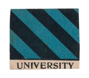 1910 Richardsons Hotel "Team Colour Fixture Cards" printed on both sides - Richmond / University. Very good condition. Rarity 10. - 2