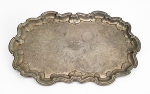 Platter Engraved 'Barry Round - For Playing 100 Vfl Games With South Melbourne Football Club - From Trainers + Staff - August 1980'.